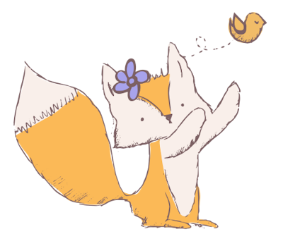BookWise fox illustration